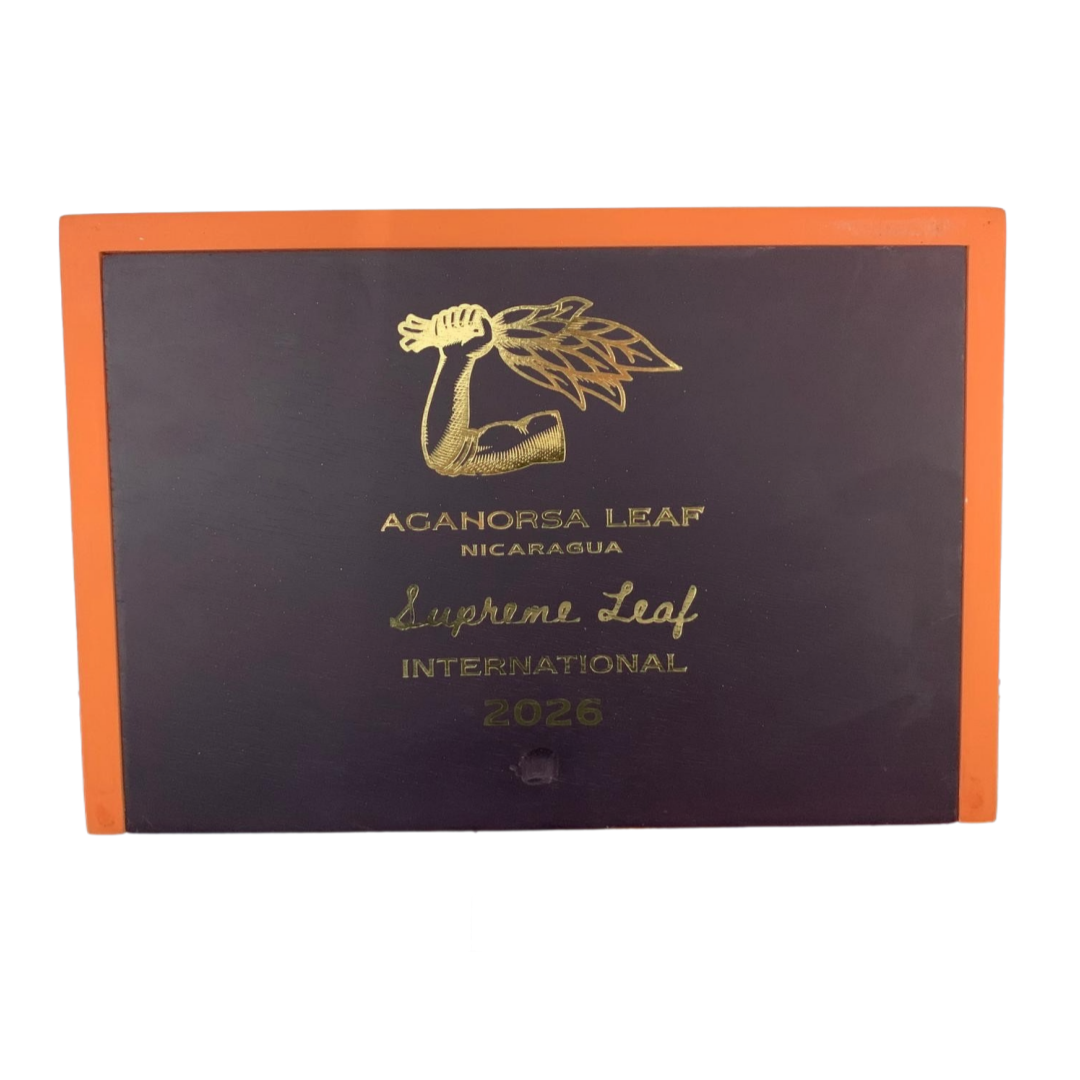 Aganorsa Leaf Supreme Leaf Inter Robusto 2026 10s 紫檀叶 至高叶 国际版 2026 罗布图 10支/盒