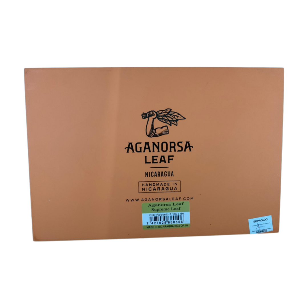 Aganorsa Leaf Supreme Leaf Inter Robusto 2026 10s 紫檀叶 至高叶 国际版 2026 罗布图 10支/盒