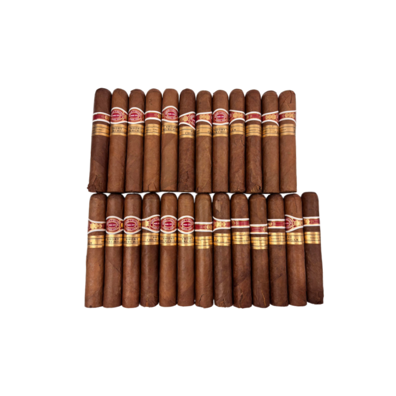 ROMEO Y JULIETA SHORT CHURCHILS 25s 罗密欧与朱丽叶 短丘吉尔 25支 破损样盒 编号 （157）
