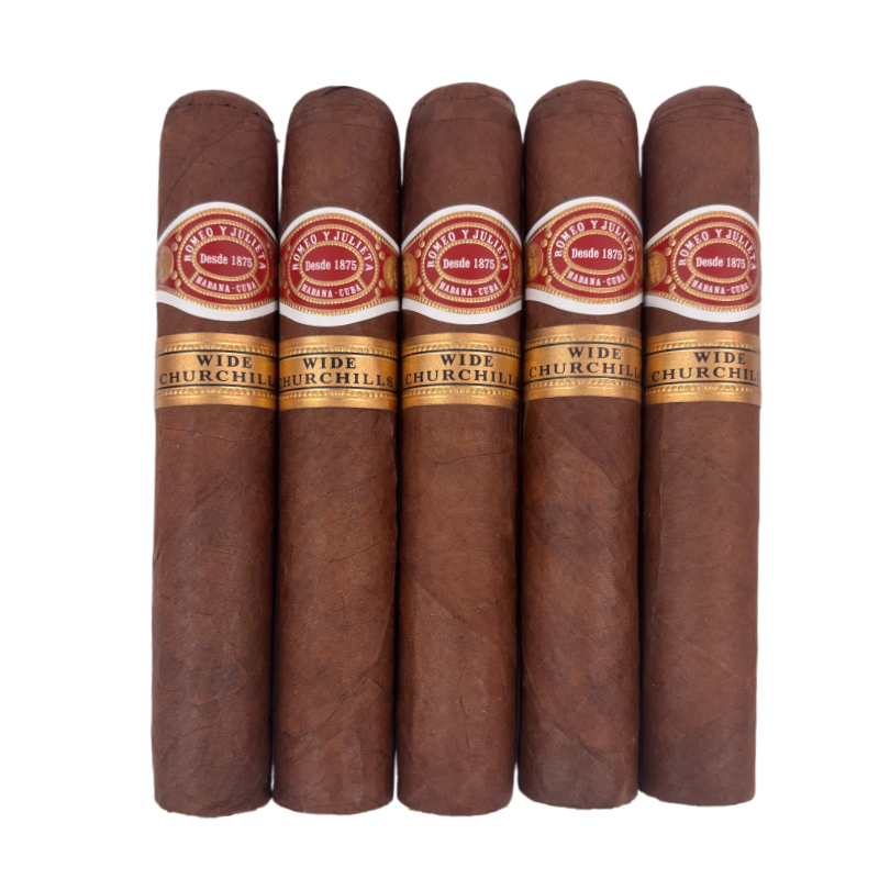 ROMEO Y JULIETA WIDE CHURCHILS 罗密欧与朱丽叶 宽丘吉尔  品鉴包 5支/包