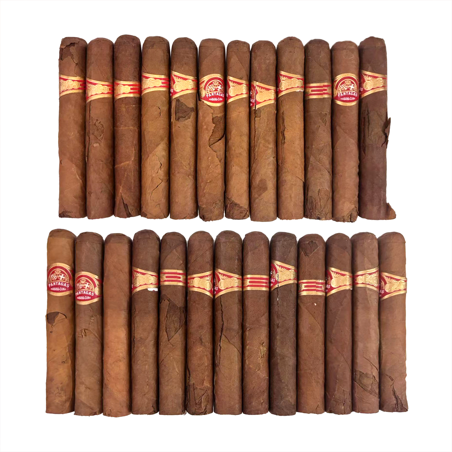 PARTAGAS SHORT 25s 帕特加斯 短款 木盒 25支破损样盒 编号（180）
