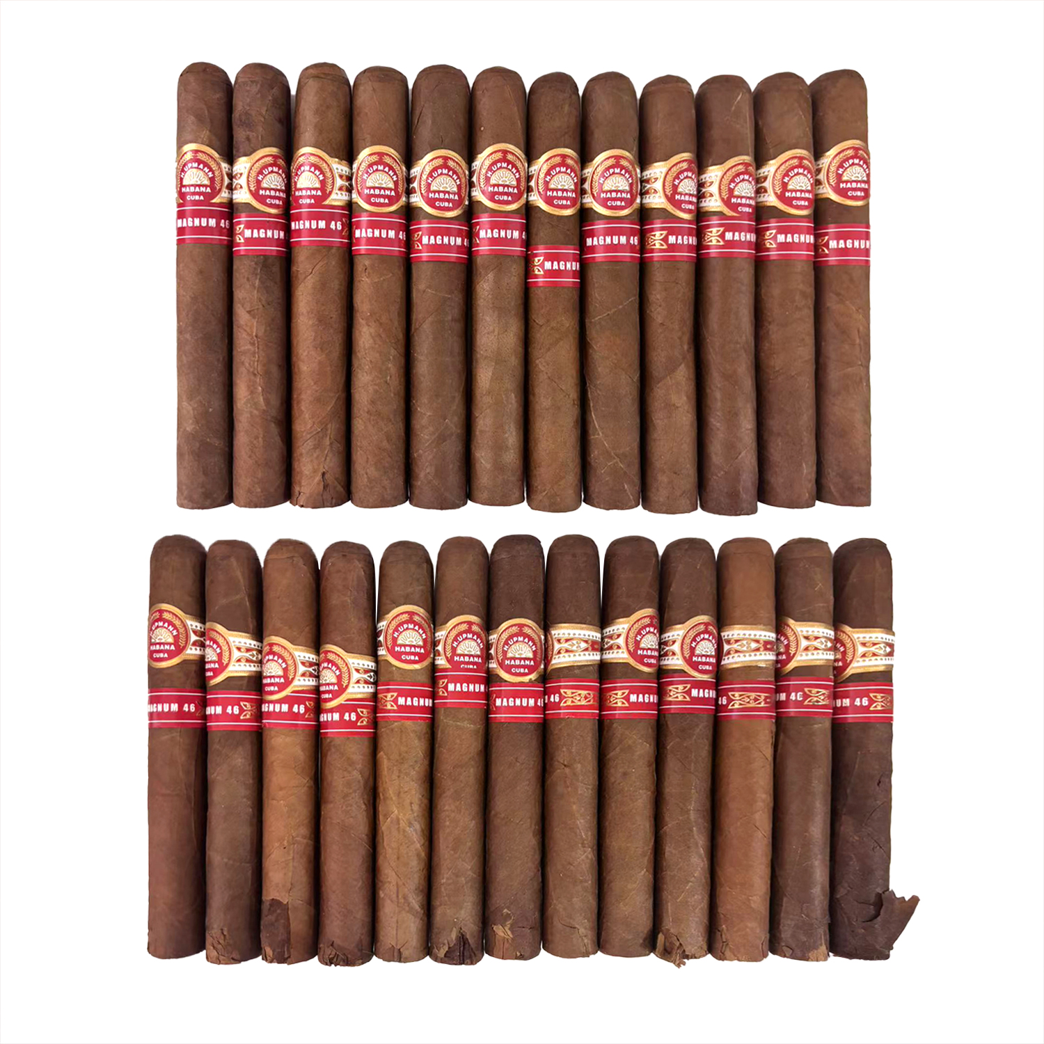 H UPMANN MAGNUM 46 25s 乌普曼 玛瑙46 25支破损样盒 编号 （182）