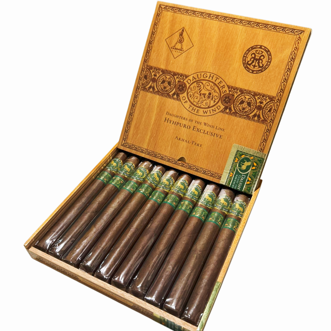 Casdagli × HYHPURO Daughters of the Wind Akhal-Teke Double Corona 10s 卡斯达格利HYHPURO联名款 风之女 汗血宝马 双皇冠 10支/盒