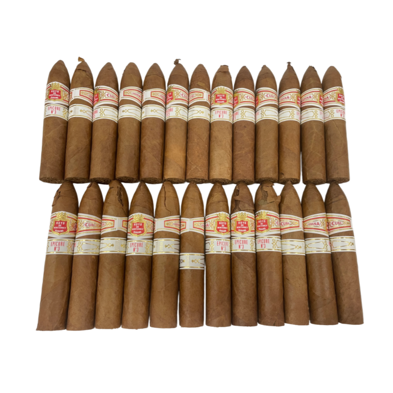 HOYO DE MONTERREY EPICURE No.3 25s 好友 逍遥三号 25支破损样盒 编号 （189）