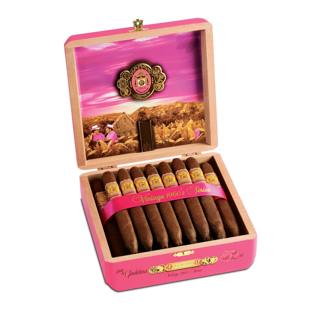 Arturo Fuente Rare Pink Vintage 1960s Series Signature 25s 阿图罗 富恩特1960稀有粉系列 签名 25支/盒
