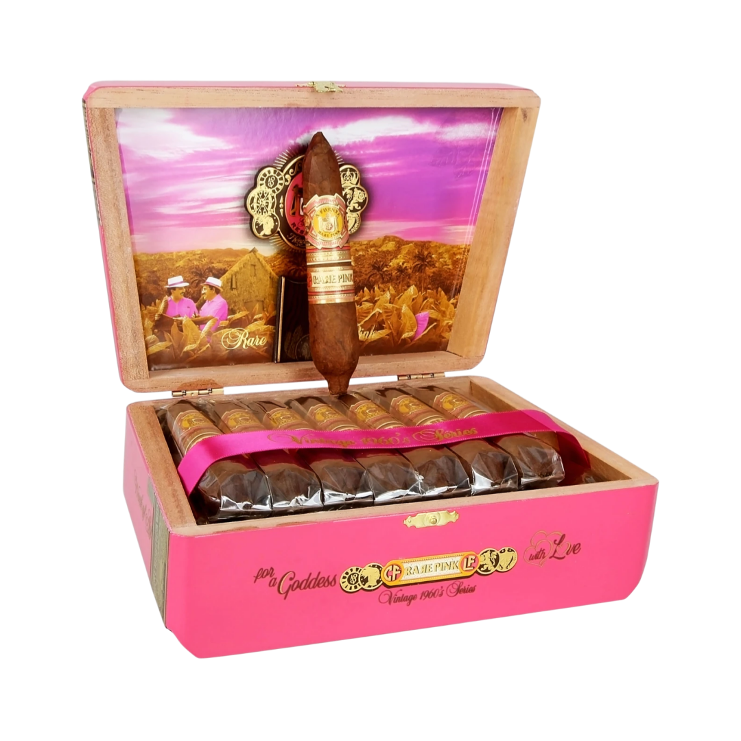 Arturo Fuente Rare Pink Vintage 1960s Series Work of Art 25s 阿图罗 富恩特 1960稀有粉系列 艺术作品 25支/盒