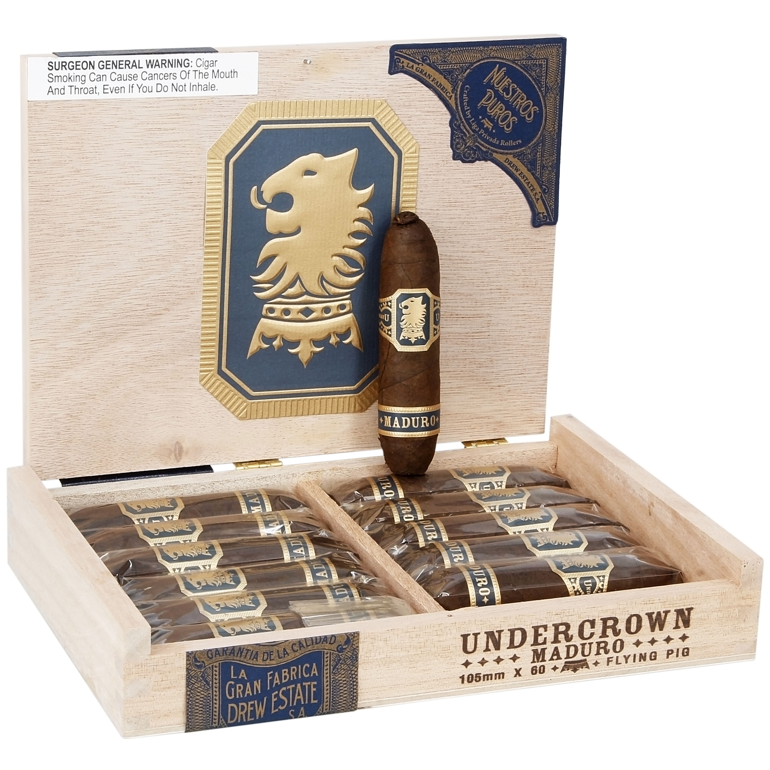Drew Estate Undercrown Maduro Flying Pig 12s 德鲁庄园 冠冕 马杜罗 飞猪 12支/盒