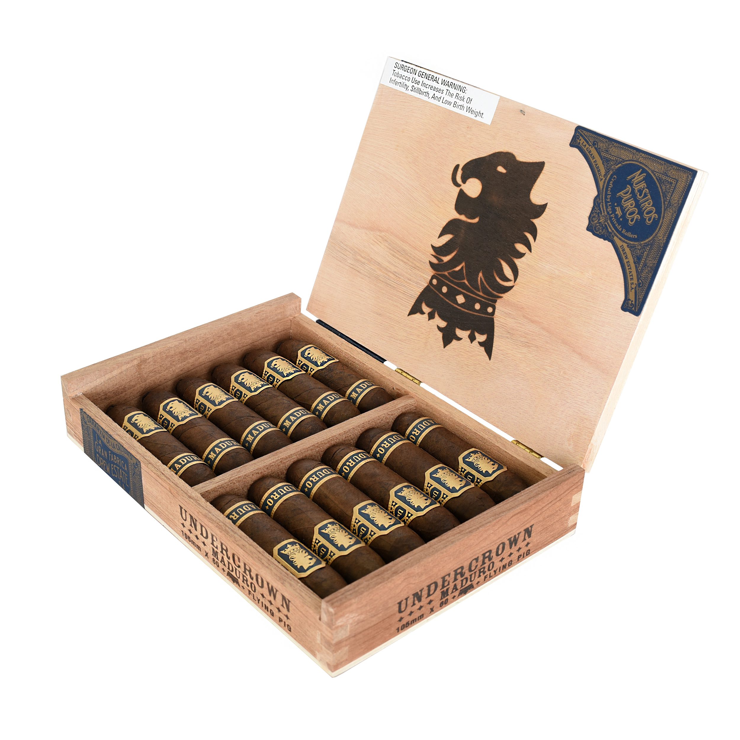 Drew Estate Undercrown Maduro Flying Pig 12s 德鲁庄园 冠冕 马杜罗 飞猪 12支/盒