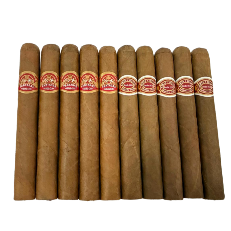 PARTAGAS x ROMEO Y JULIETA  MILLE FLEURS 10s  双雄臻选组合 妙丽 品鉴包 10支/包