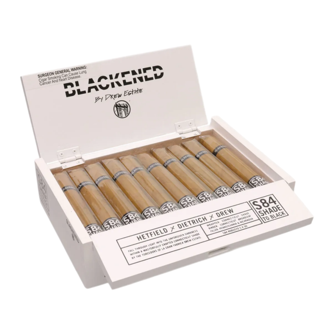Drew Estate S84 Shade to Black Robusto 20s 德鲁庄园 S84 黑标遮荫叶 罗布图 20支/盒
