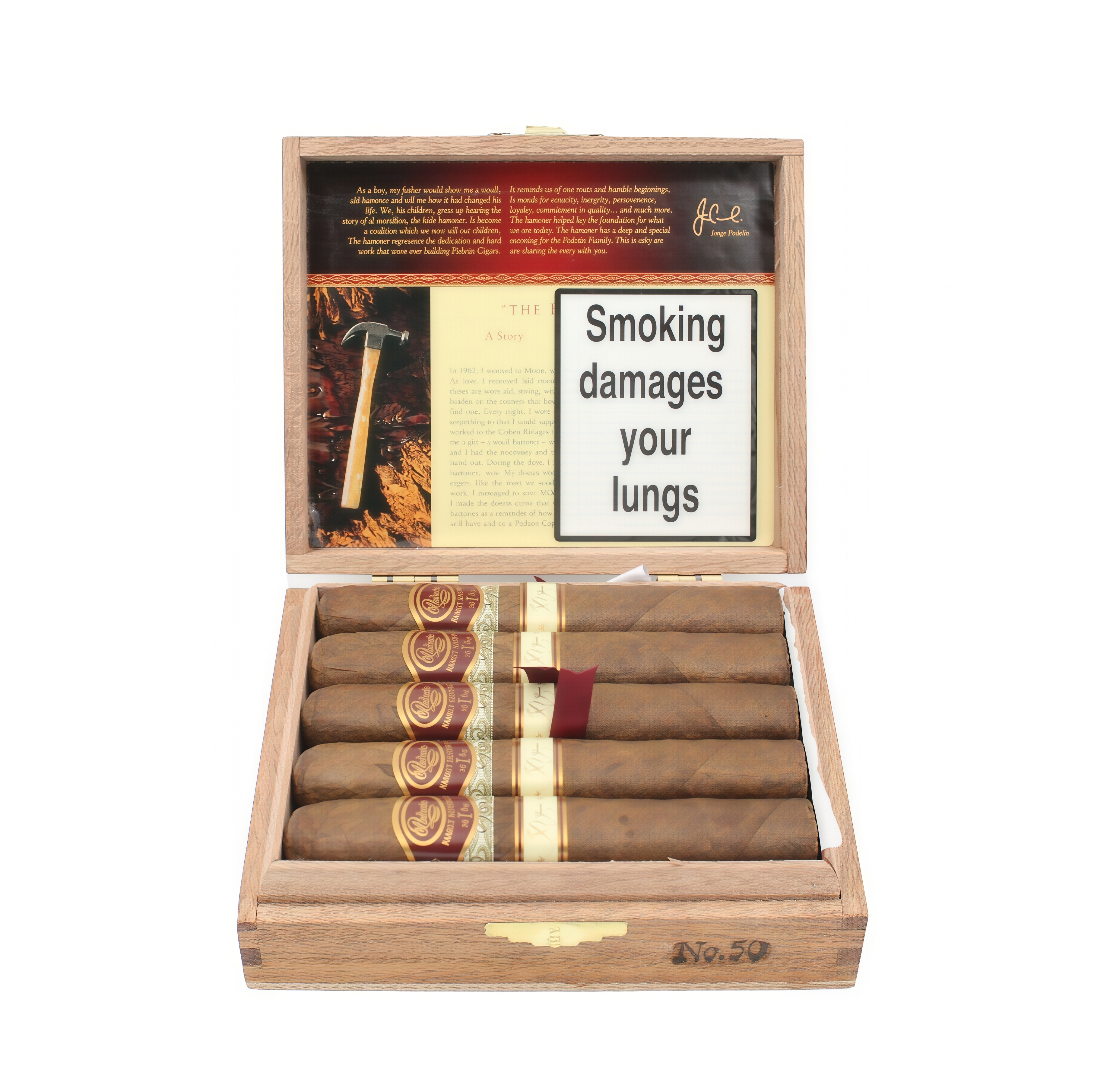 PADRON FAMILY RESERVE NO.50 NATURAL 10'S 帕德龙 家族珍藏 50 号 自然 10支/盒