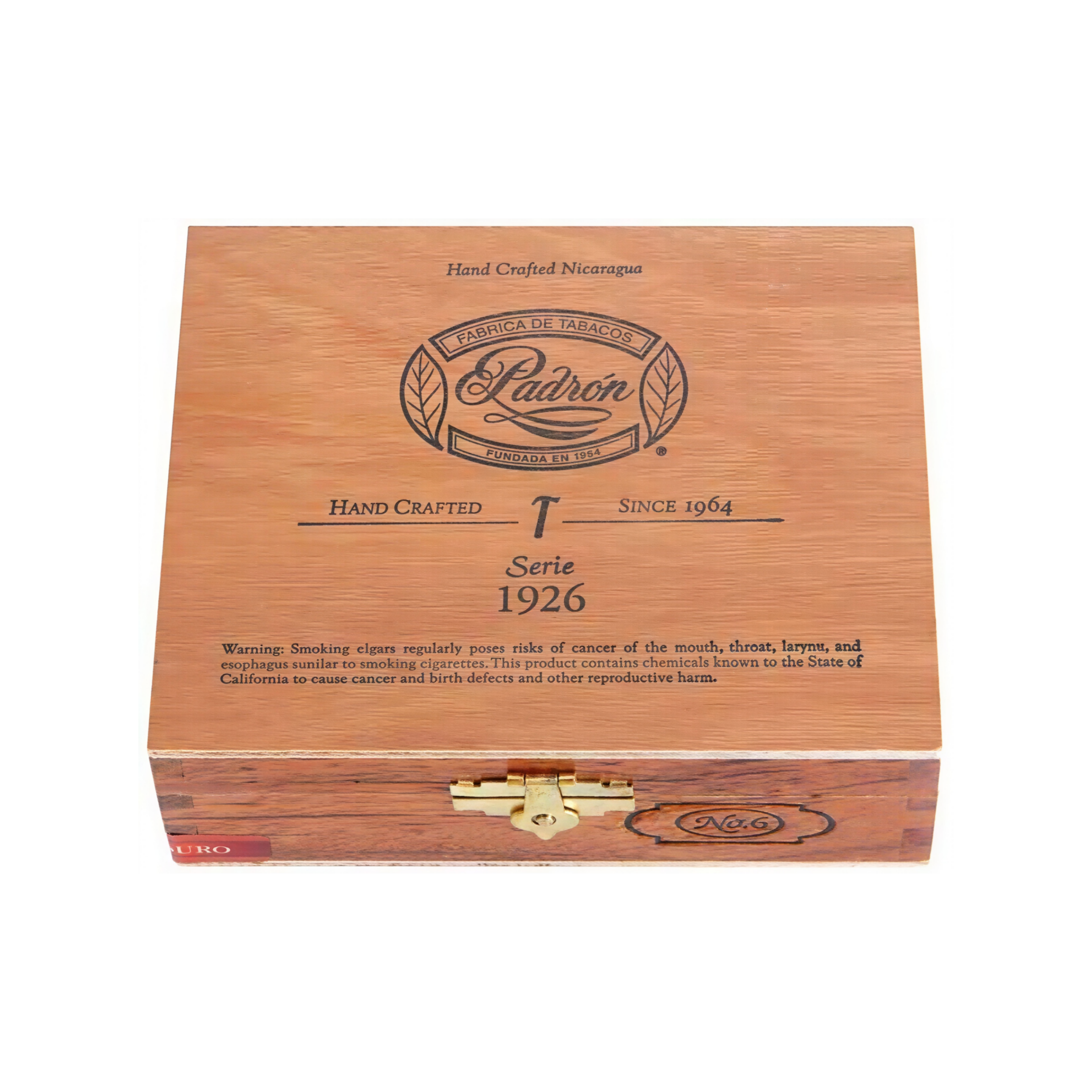 Padron Serie 1926 No.6 Natural 10s  帕德龙 1926系列 6号 自然  10支/盒