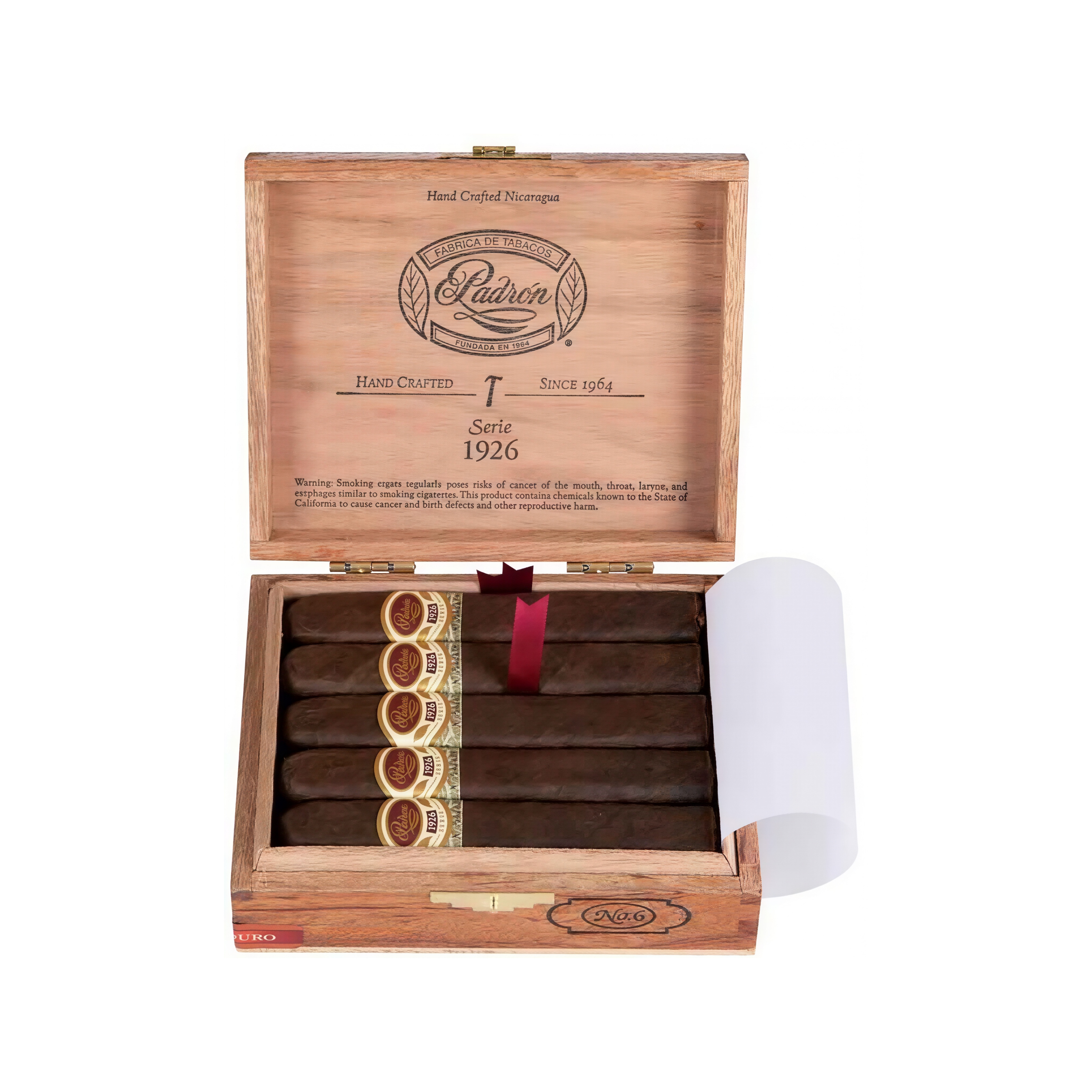 Padron Serie 1926 No.6 Maduro 10s 帕德龙 1926系列 6号 马杜罗 10支/盒