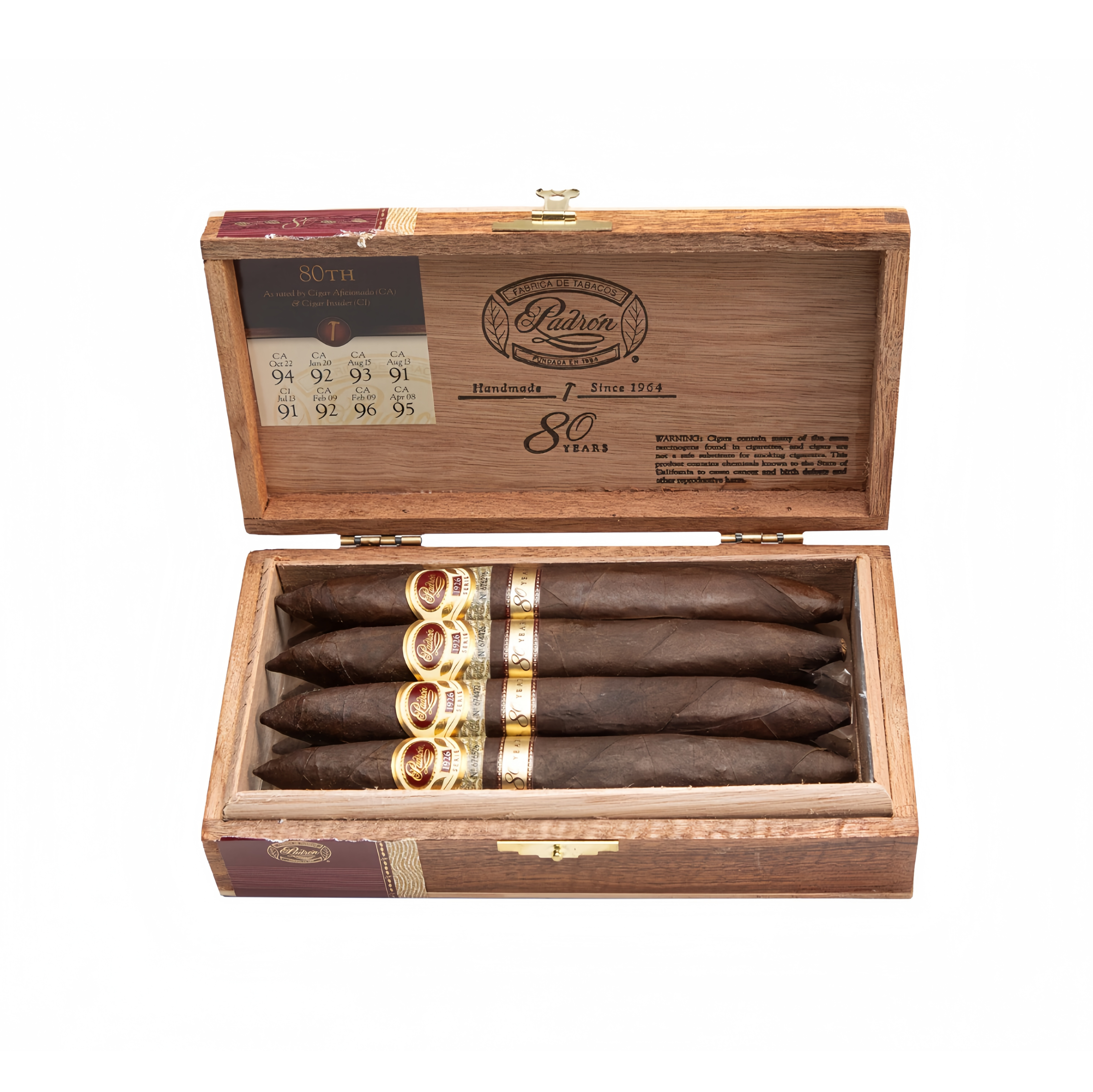 PADRON SERIE 1926 80TH ANNIVERSARY MADURO 8'S 帕德龙 1926 系列 80周年 马杜罗 8支/盒