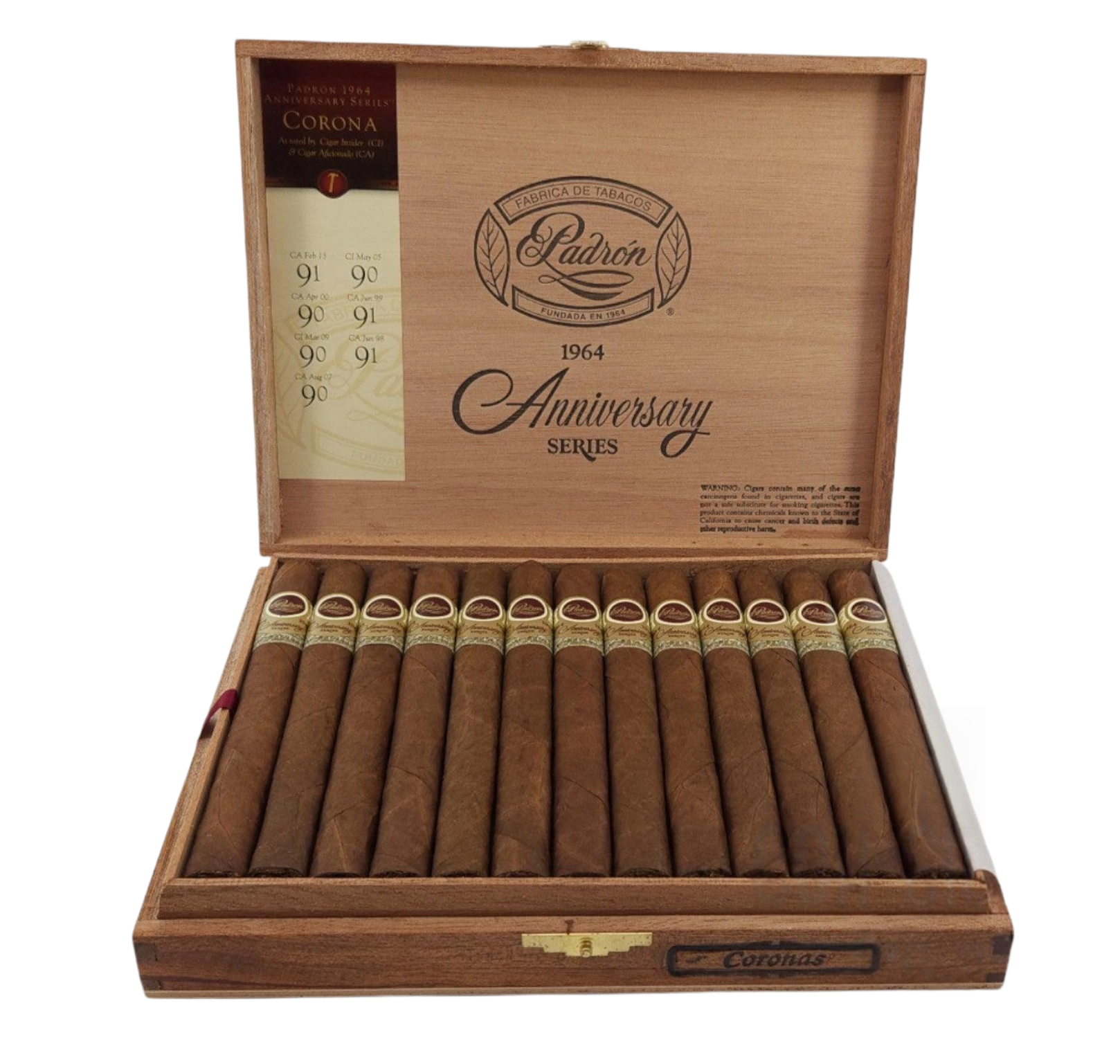 Padron Serie 1964 Anniversary Corona Natural 25s 帕德龙 1964周年系列 皇冠 自然 25支/盒