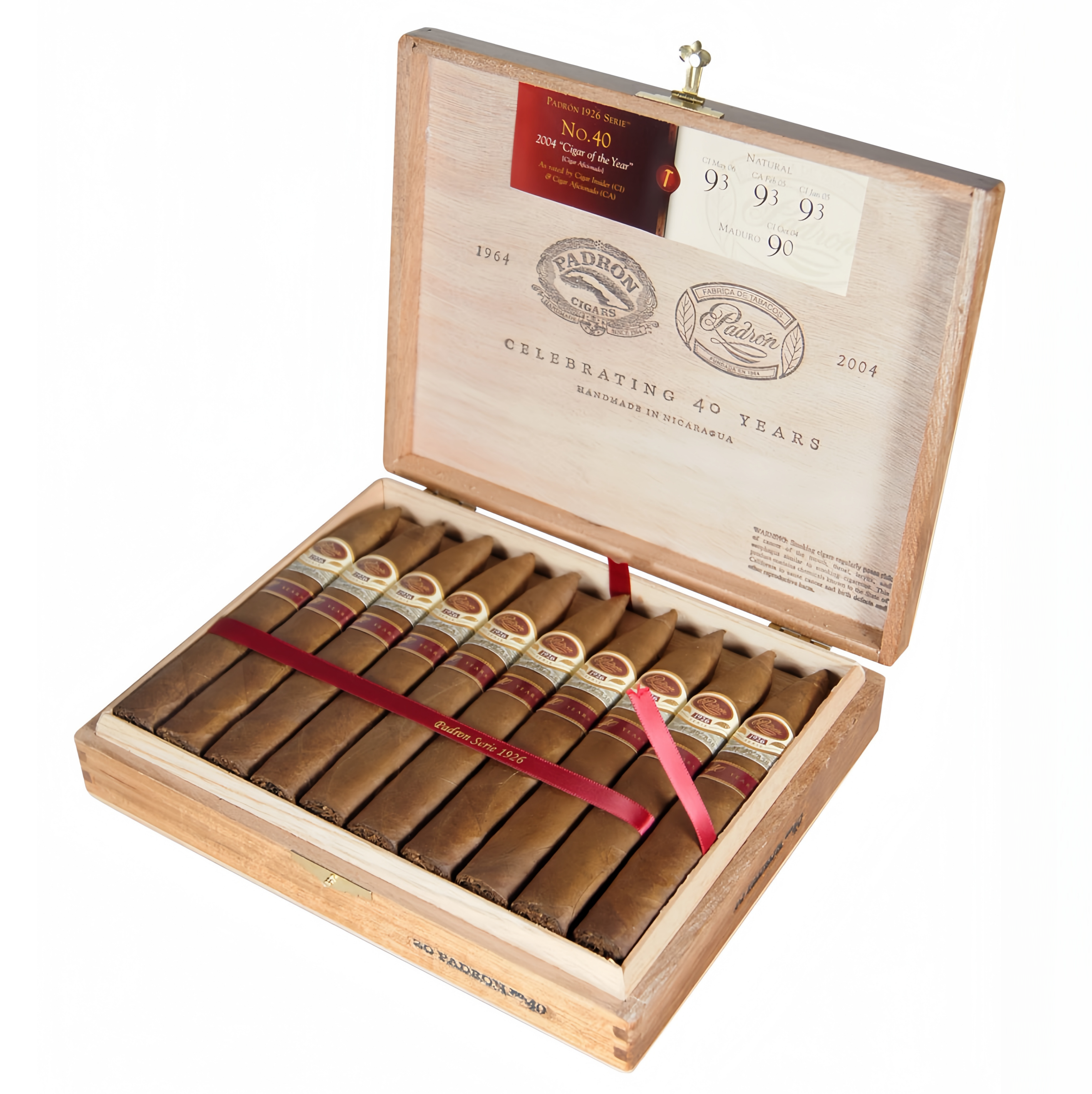 Padron Serie 1926 40th Anniversary Natural 20s 帕德龙 1926系列 40周年 自然 20支/盒
