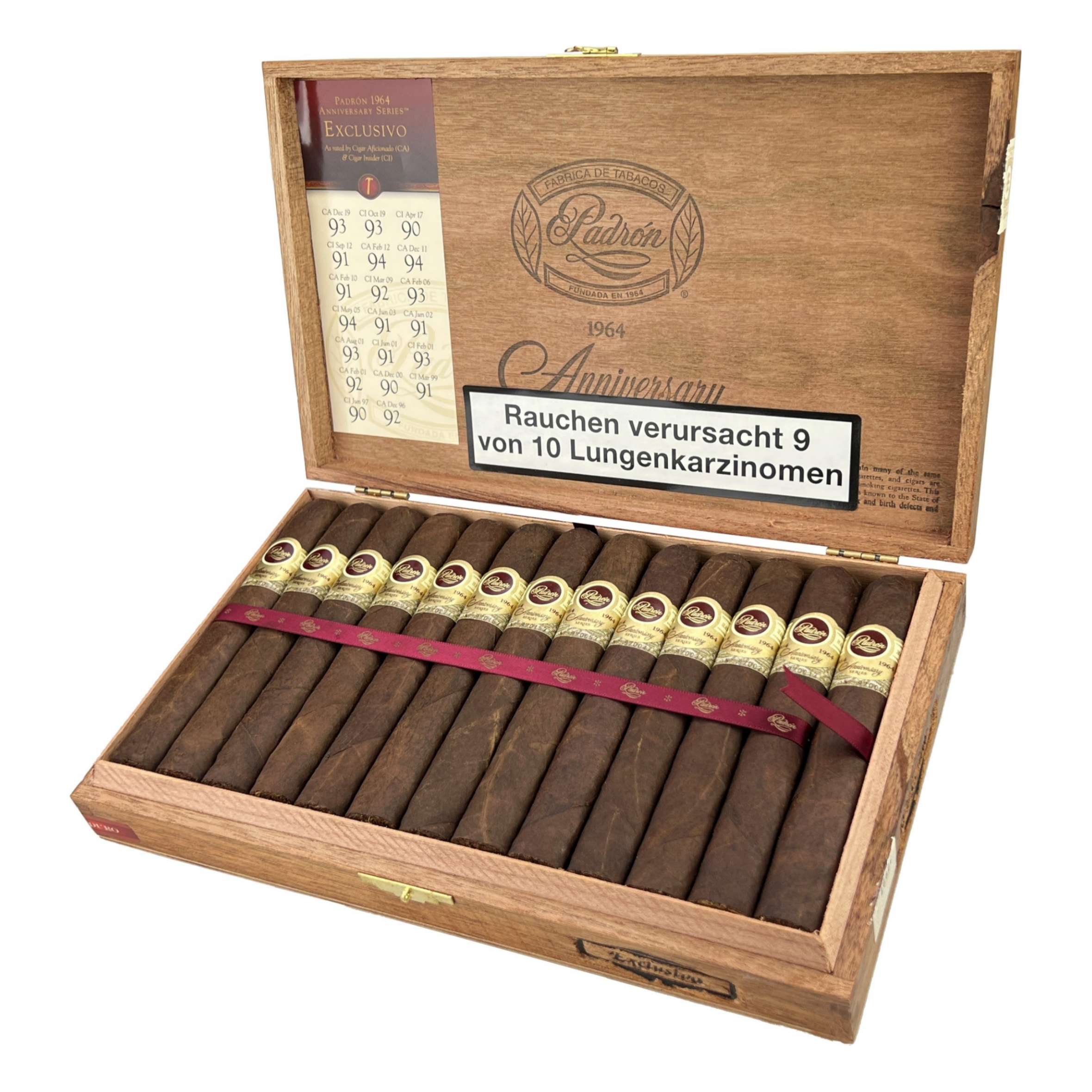 Padron 1964 Anniversary Series Exclusivo Maduro 25s 帕德龙 1964周年系列 独家 马杜罗  25支/盒