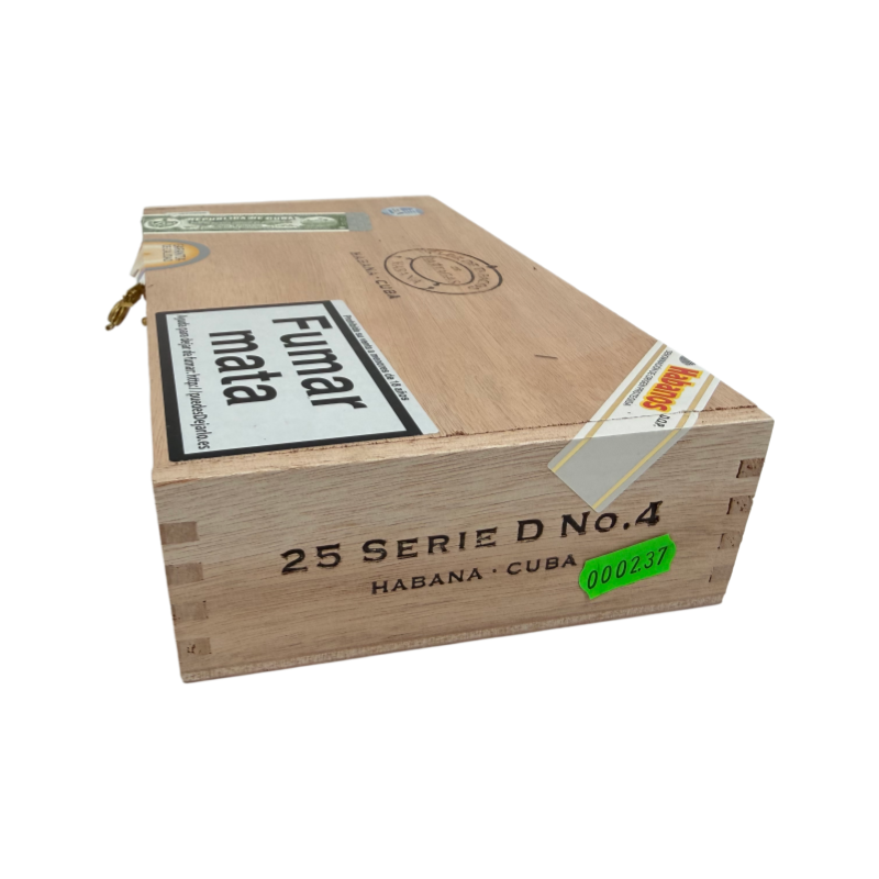 PARTAGAS SERIE D No.4 25s 帕特加斯 D4号 25支 破损样盒 编号 （237）