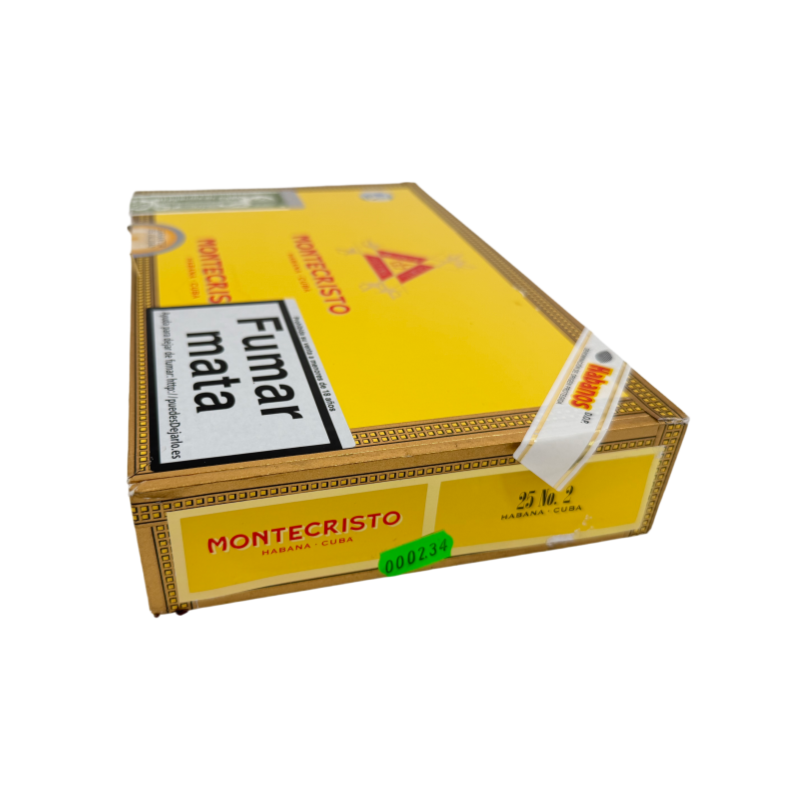 MONTECRISTO No.2 25s 蒙特 二号 25支 破损样盒 编号 （234）