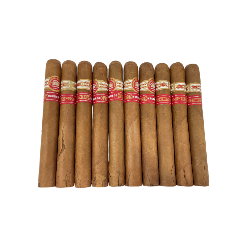 H UPMANN  MAGNUM 50 10s 乌普曼 玛瑙50 木盒 10支 破损样盒 编号 （259）