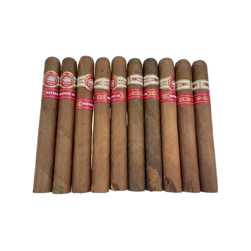 H UPMANN  MAGNUM 50 10s 乌普曼 玛瑙50 木盒 10支 破损样盒 编号 （265）