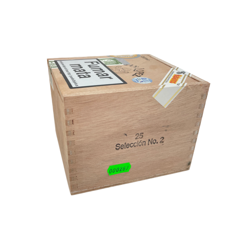 JUAN LOPEZ SELECCION NO.2 25s 胡安 特选二号 25支 破损样盒 编号 （267）