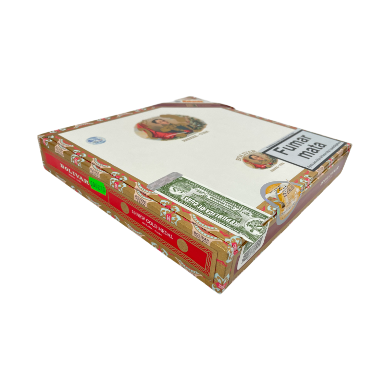 BOLIVAR NEW GOLD MEDAL（LCDH）10s 玻利瓦尔 金手指LCDH 10支 破损样盒 编号 （270）