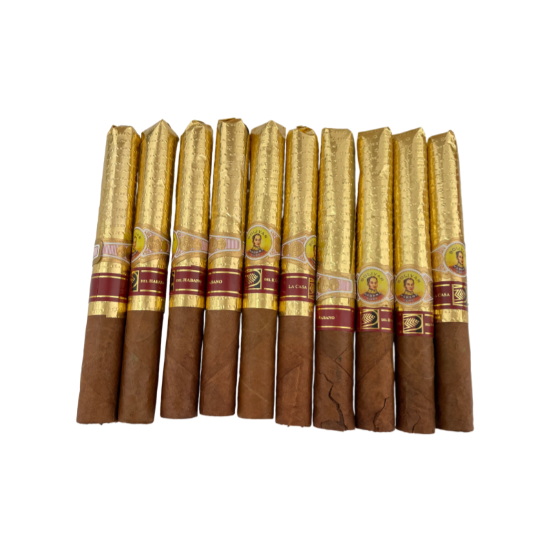 BOLIVAR NEW GOLD MEDAL（LCDH）10s 玻利瓦尔 金手指LCDH 10支 破损样盒 编号 （270）