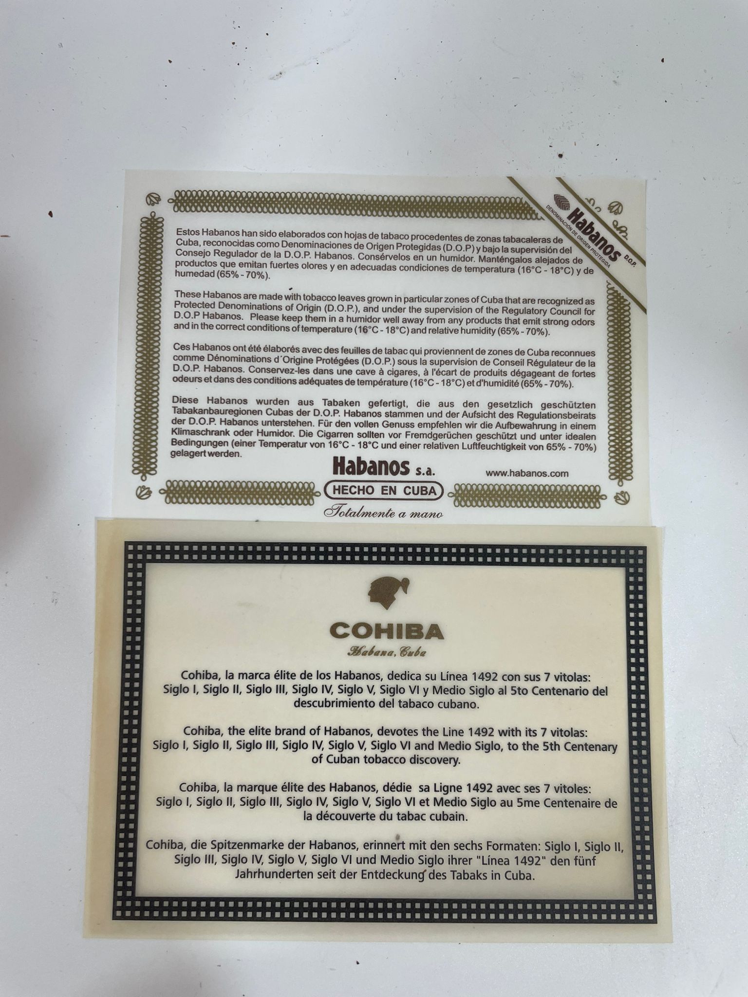 COHIBA  SIGLO II  25s 高希霸 世纪二号2020年 木盒 25支/盒