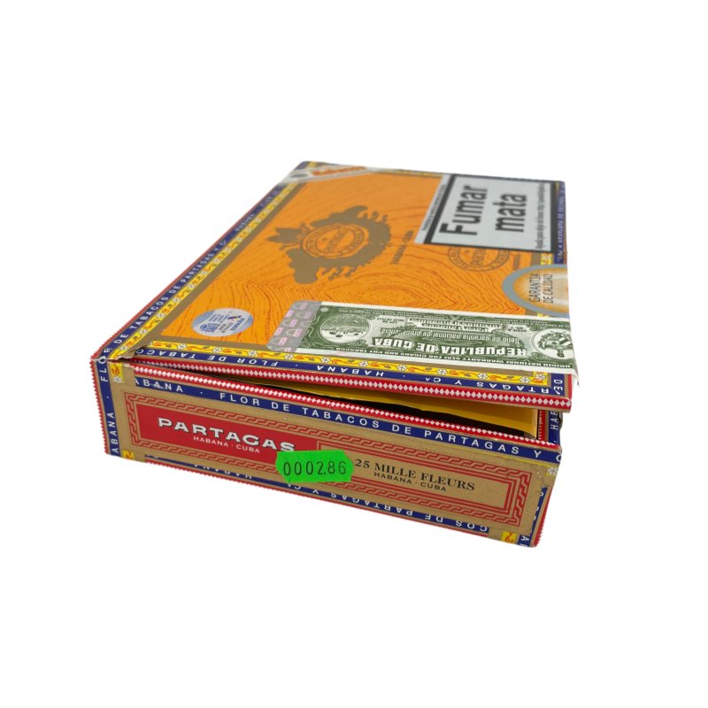 PARTAGAS MILLE FLEURS 25s 帕特加斯 妙丽 25支  破损样盒 编号 （286）