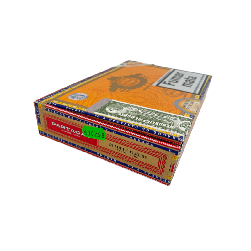 PARTAGAS MILLE FLEURS 25s 帕特加斯 妙丽 25支 破损样盒 编号 （298）