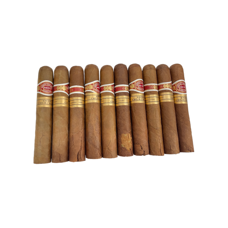 ROMEO Y JULIETA SHORT CHURCHILLS 10s 罗密欧与朱丽叶 短丘吉尔 10支 破损样盒 编号 （293）