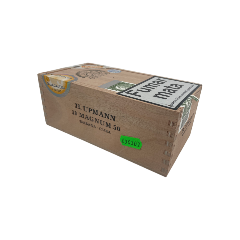 H UPMANN  MAGNUM 50 9s 乌普曼 玛瑙50 木盒 9支 破损样盒 编号 （302）