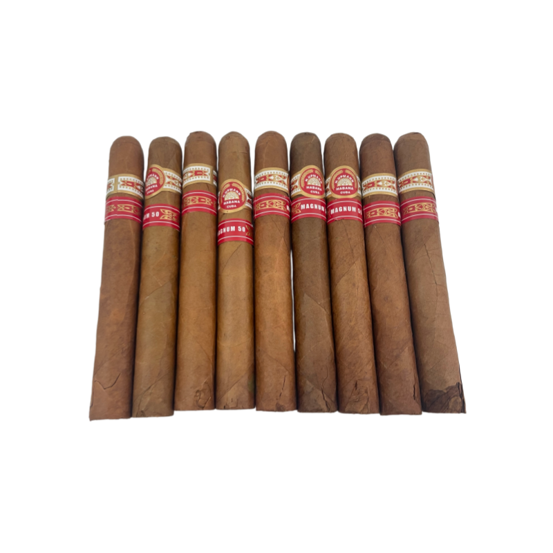 H UPMANN  MAGNUM 50 9s 乌普曼 玛瑙50 木盒 9支 破损样盒 编号 （302）