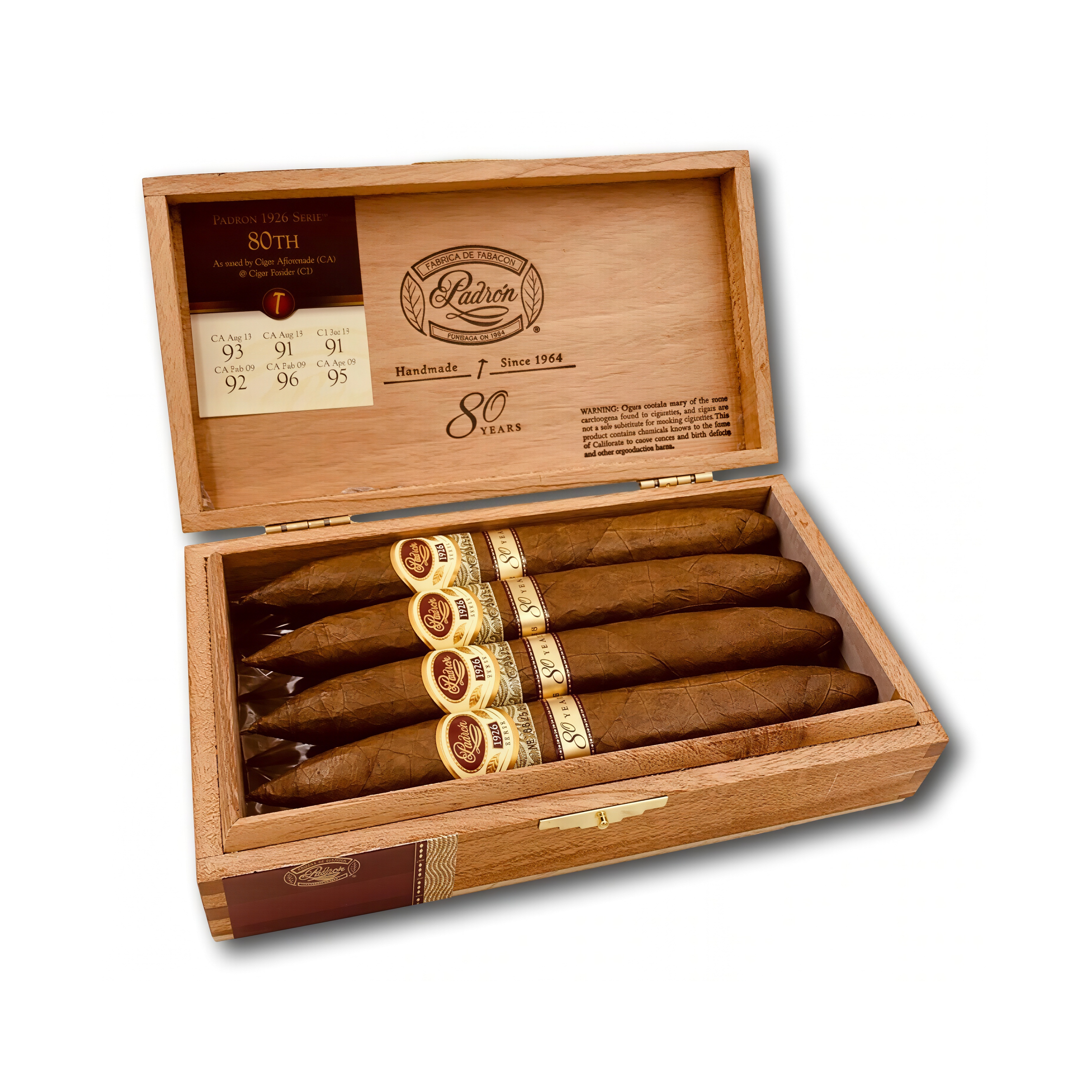 Padron Serie 1926 80th Anniversary Natural 8s  帕德龙 1926系列 80周年 自然  8支/盒