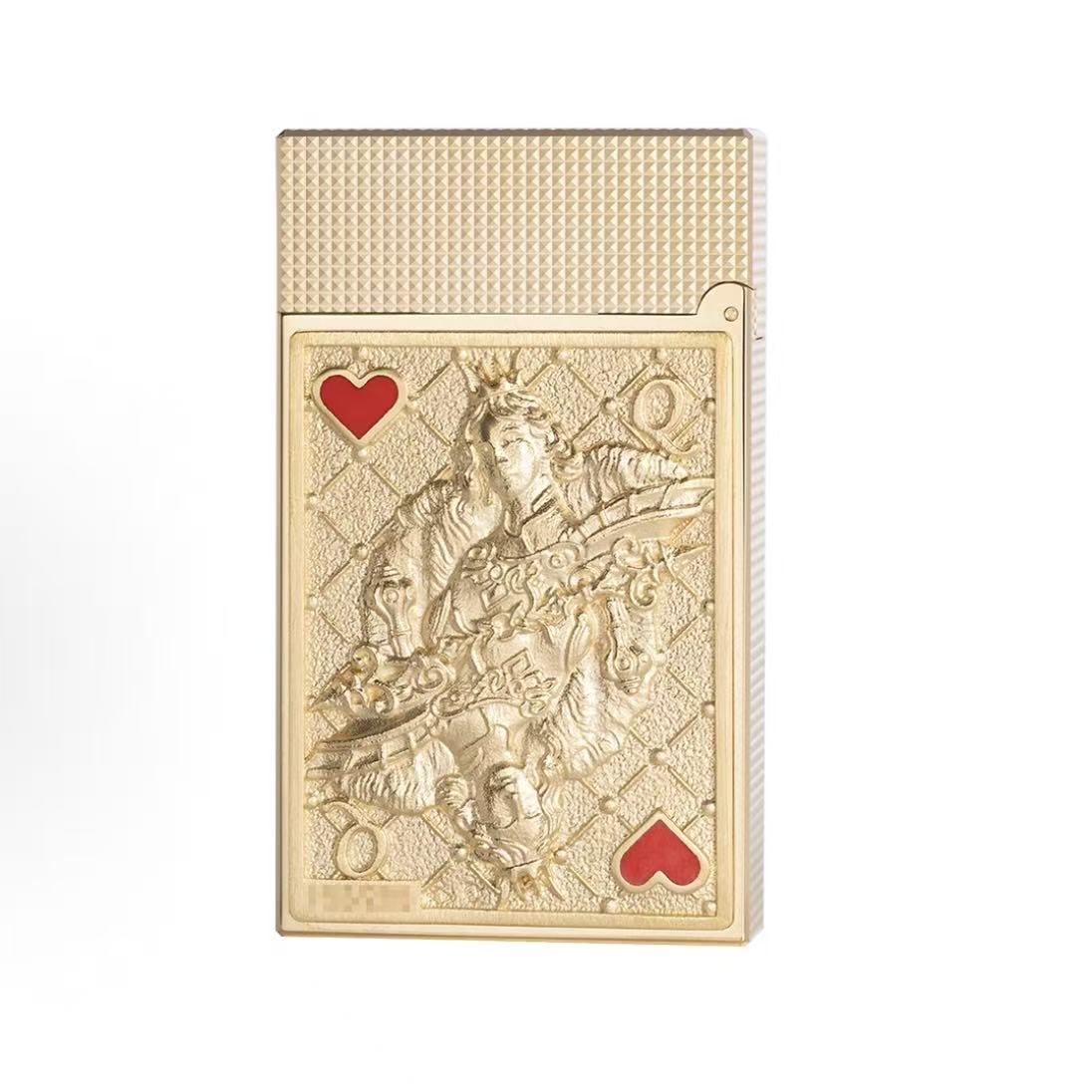 S. T.DUPONT 都彭 LIGNE 2系列 King of Hearts 红心王 朗声打火机 珍藏版 金色 016457