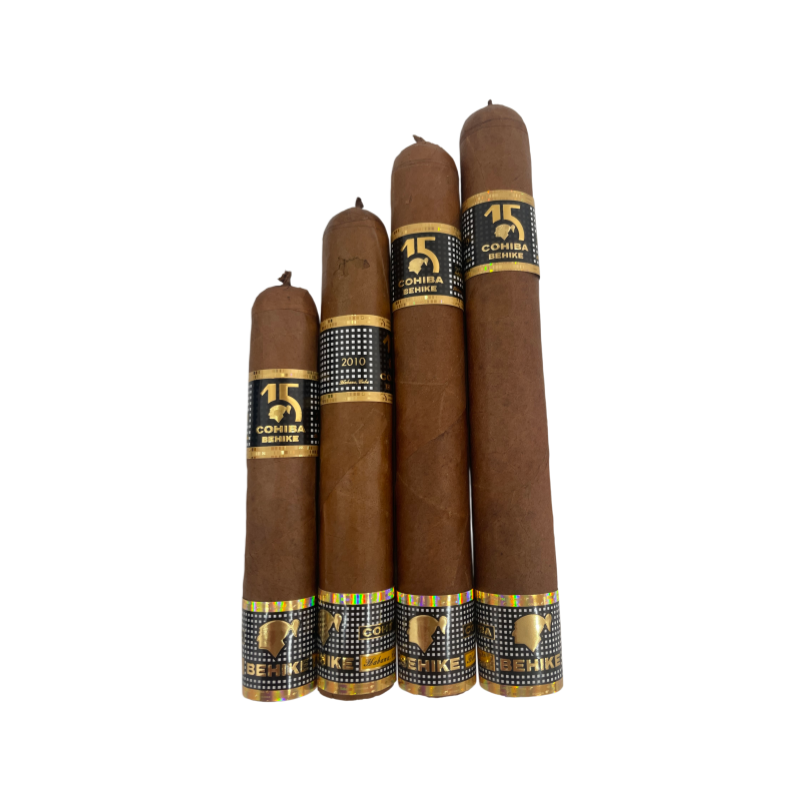 Cohiba Behike –BHK 52/54/56/58 4S 高希霸 15周年纪念盒 4支 破损样盒 编号 （308）