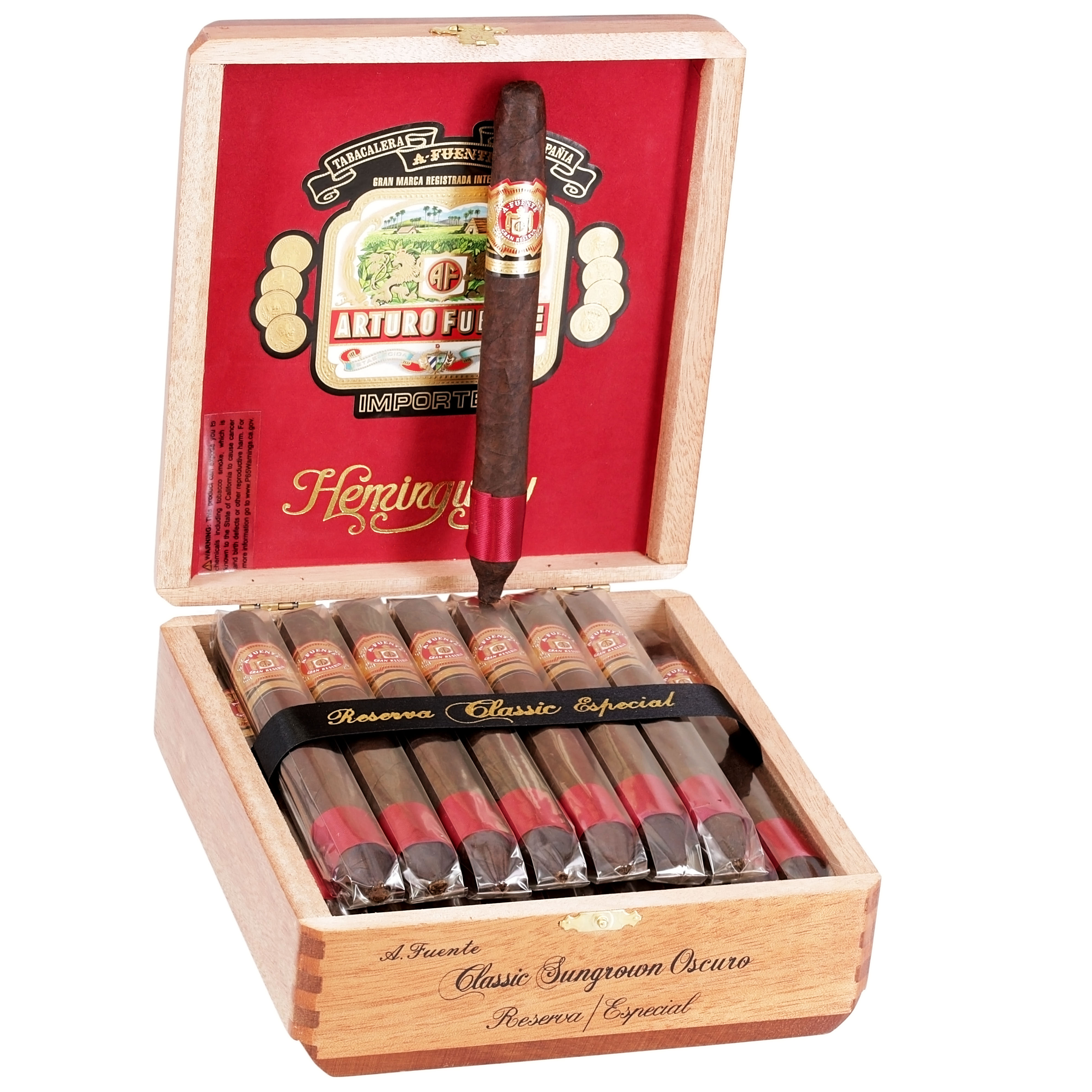 Arturo Fuente Hemingway Classic Sungrown Oscuro Reserva Especial 25s 阿图罗 富恩特 海明威经典 日晒奥斯库罗 特别珍藏 25支/盒