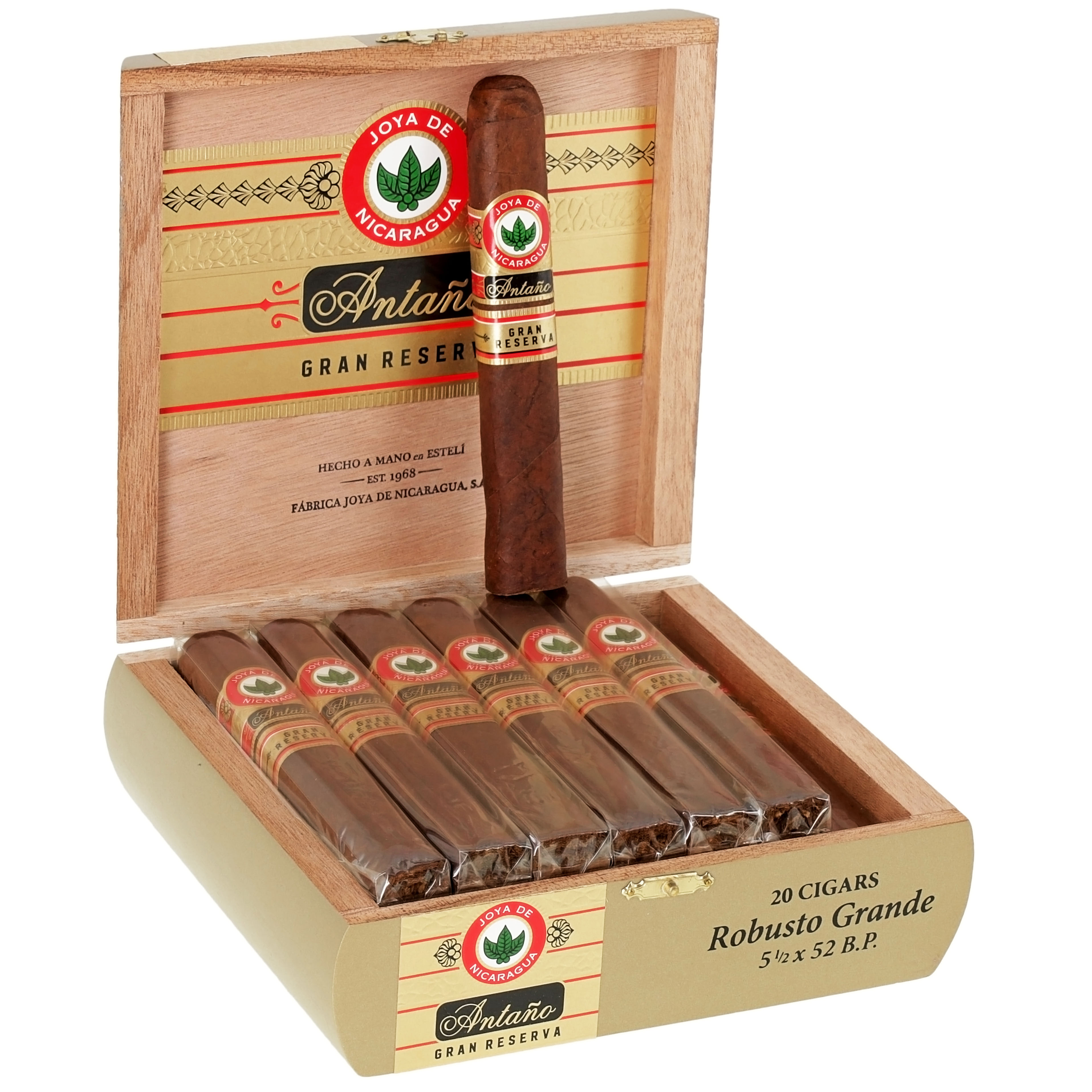 Joya de Nicaragua Antaño Gran Reserva Robusto Grande 20s 尼加拉瓜珍宝 陈年特级珍藏 大罗布图 20支/盒