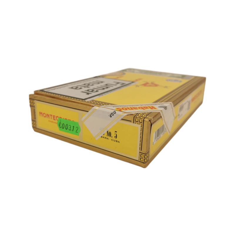 MONTECRISTO No.5 25s 蒙特 五号 25支 破损样盒 编号 （312）