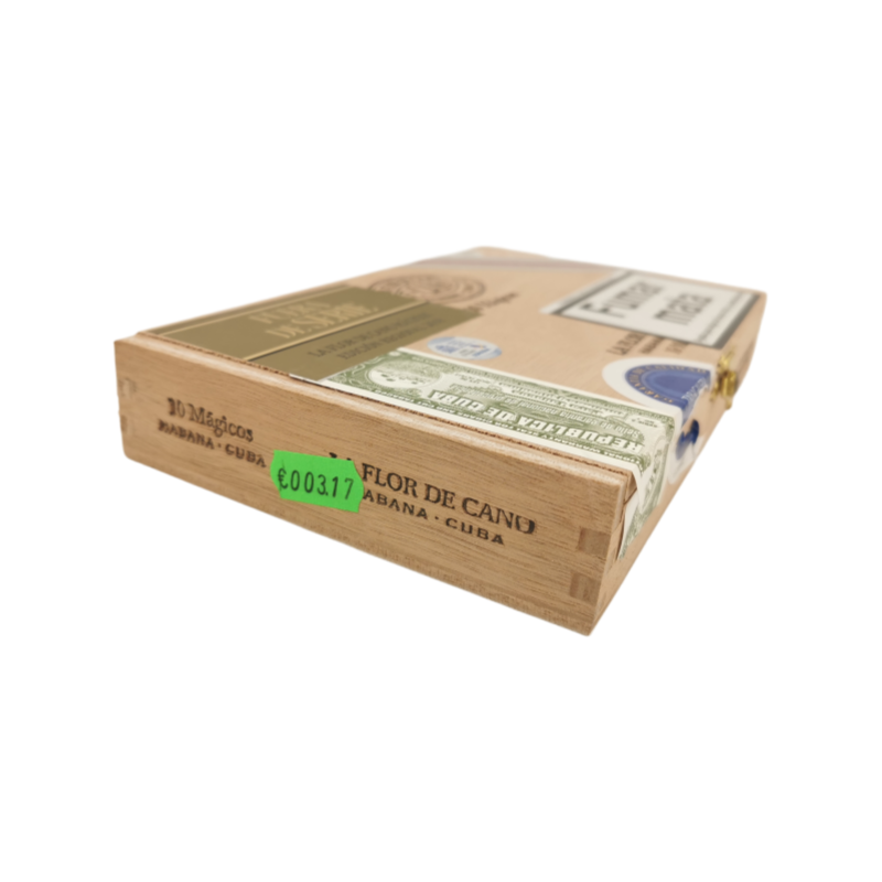 La Flor de Cano Mágicos  10s  拉弗洛尔．德卡诺 魔术师 西班牙地限 木盒 10支 破损样盒 编号 （317）