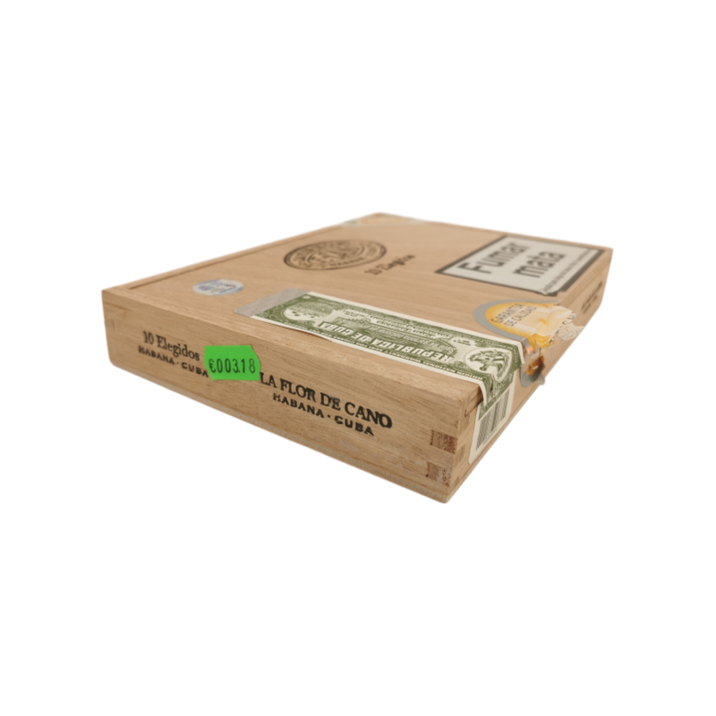 LA FLOR DE CANO ELEGIDOS 10s  拉弗洛尔．德卡诺 精选 木盒 10支 破损样盒 编号 （318）