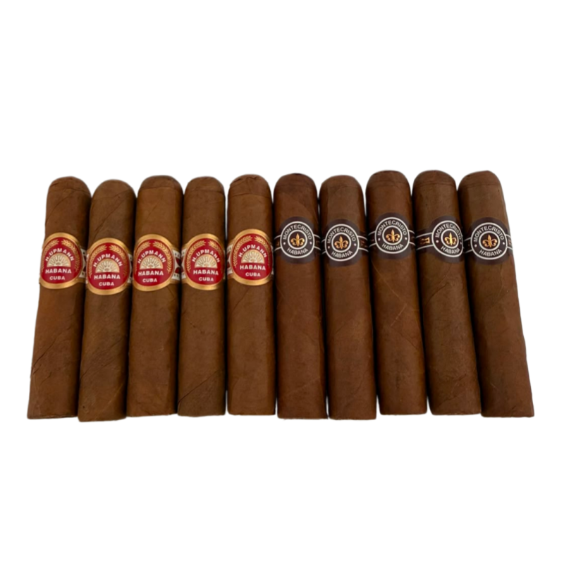 H.Upmann×Montecristo Medias Coronas 10s 双雄争锋 · 半皇冠短雪茄品鉴包 10支/包 （HP-15）