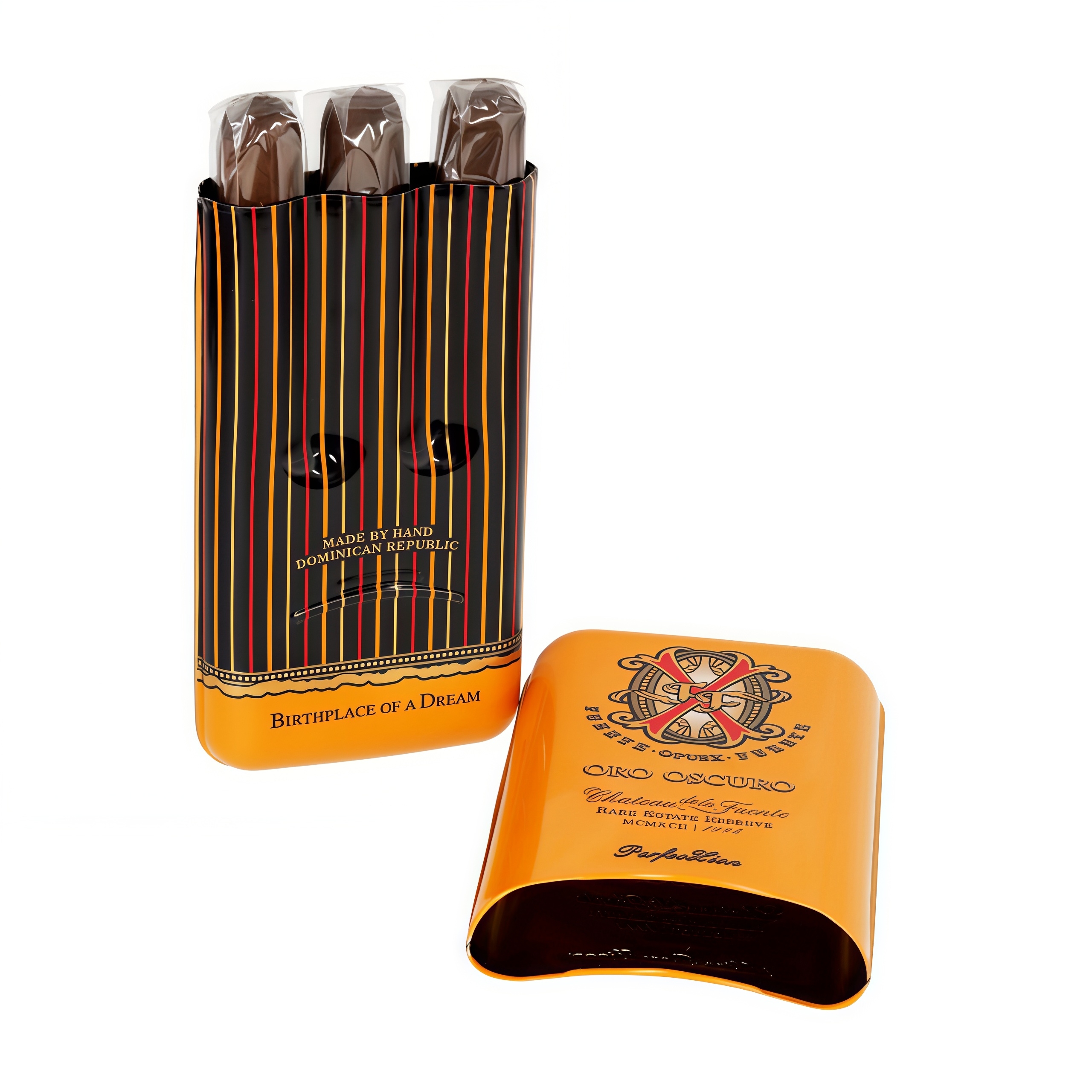 Arturo Fuente Fuente OpusX Oro Oscuro PerfecXion X Tin 3s 阿图罗·富恩特 Fuente Fuente OpusX Oro Oscuro PerfecXion X 铁盒装 3支