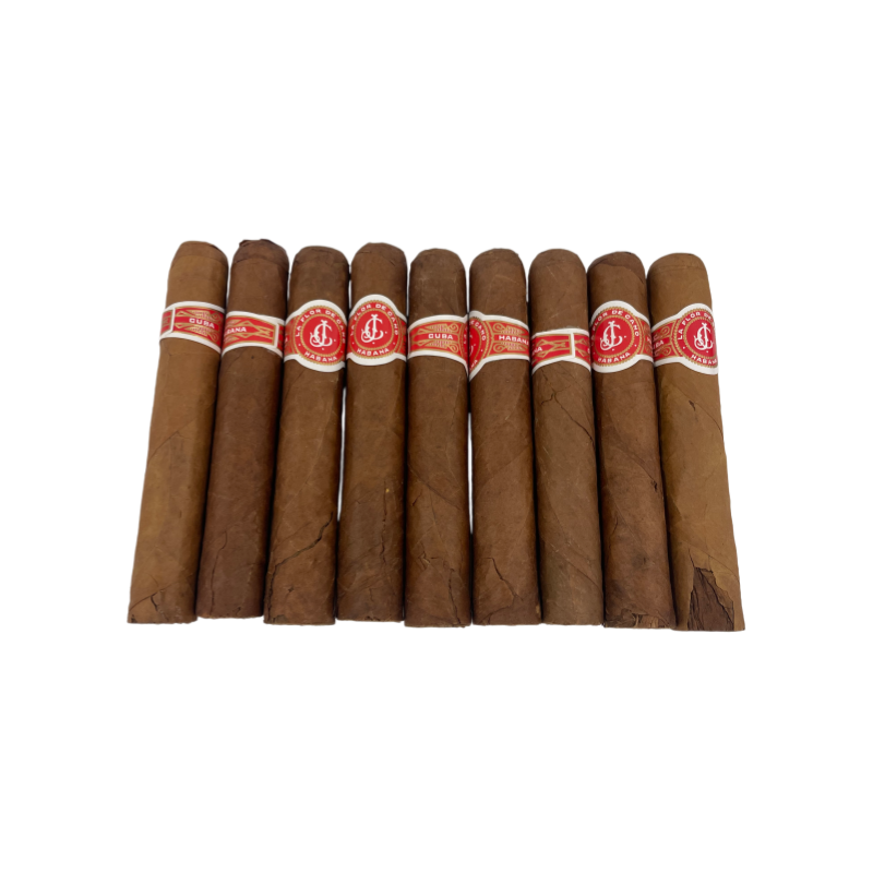 LA FLOR DE CANO ELEGIDOS 9s  拉弗洛尔．德卡诺 精选 木盒 9支 破损样盒 编号 （318）