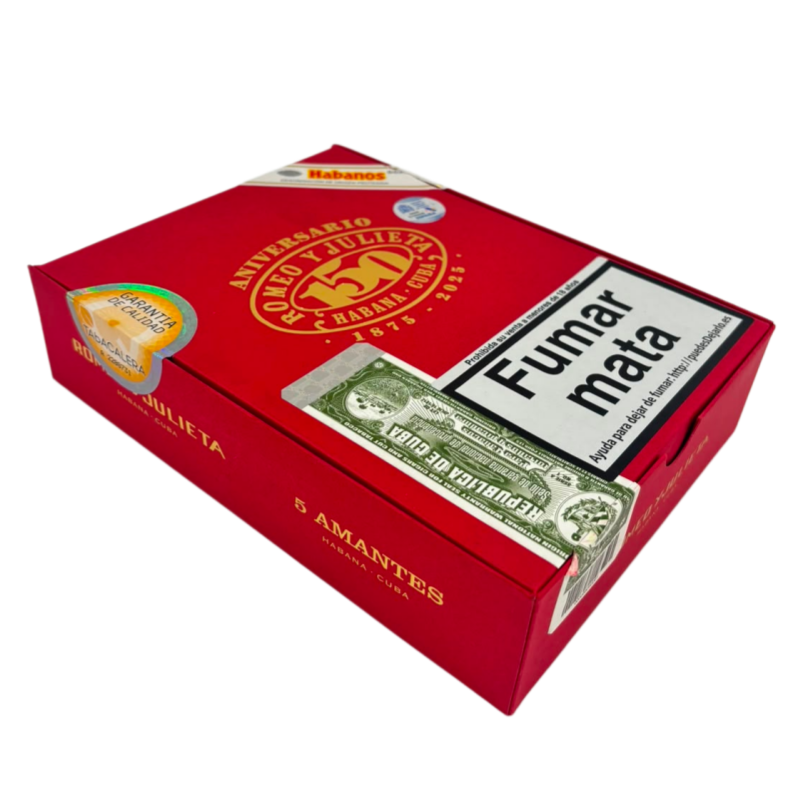 Romeo y Julieta Amantes 5s 罗密欧与朱丽叶 恋人 150 周年纪念礼盒 5支/盒