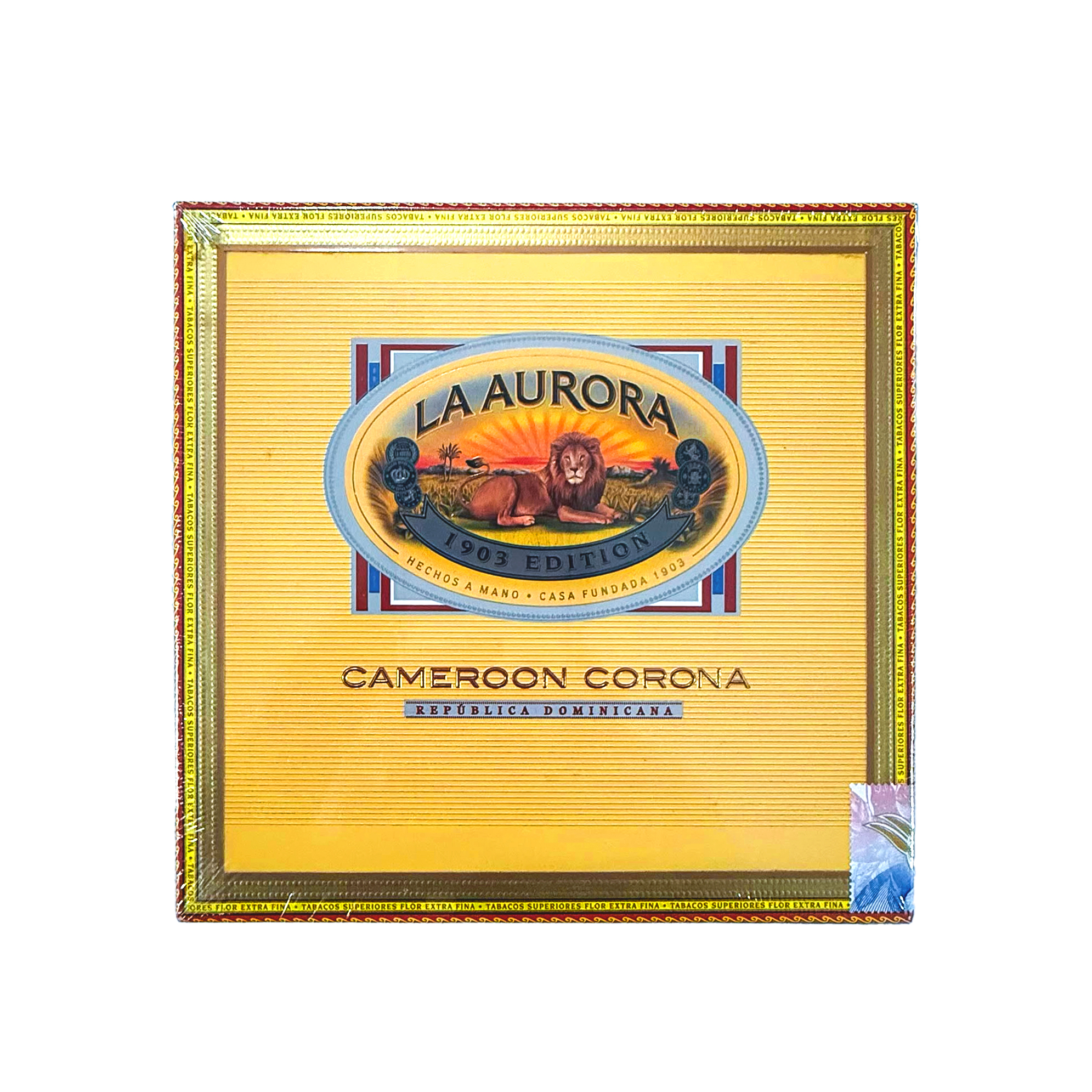 La Aurora 1903 Edition Cameroon Corona 18s 狮子王 1903 喀麦隆 皇冠 18支/盒
