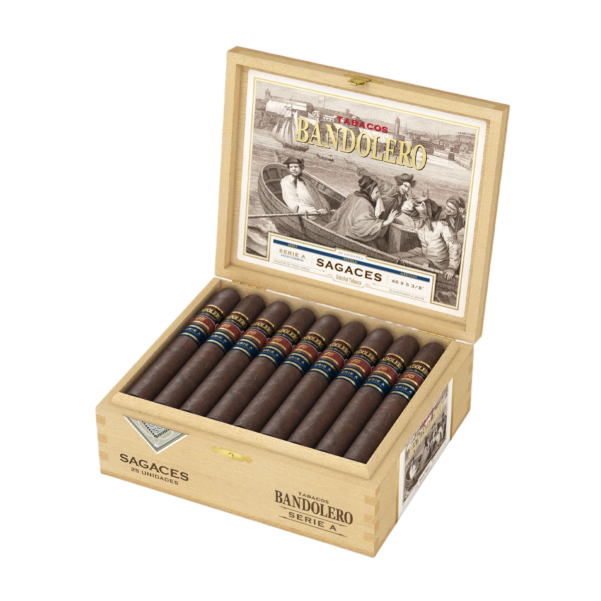 Bandolero Serie A Aventureros Sagaces 25s 班多莱罗 A系列 冒险家 机敏 25支/盒