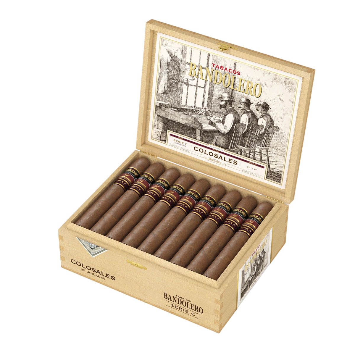 Bandolero Serie C Clandestinos Colosales 25s 班德莱罗 C系列 走私者 科洛萨莱斯 25支/盒