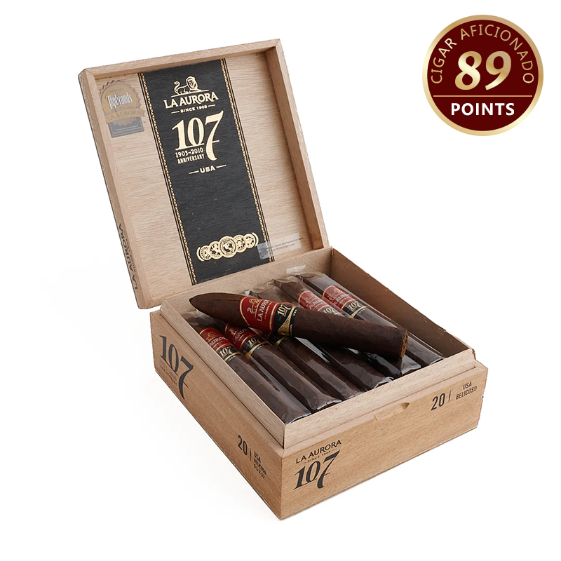 La Aurora 107 Maduro Usa Belicoso 20s 狮子王 107 马杜罗 比利高  20支/盒